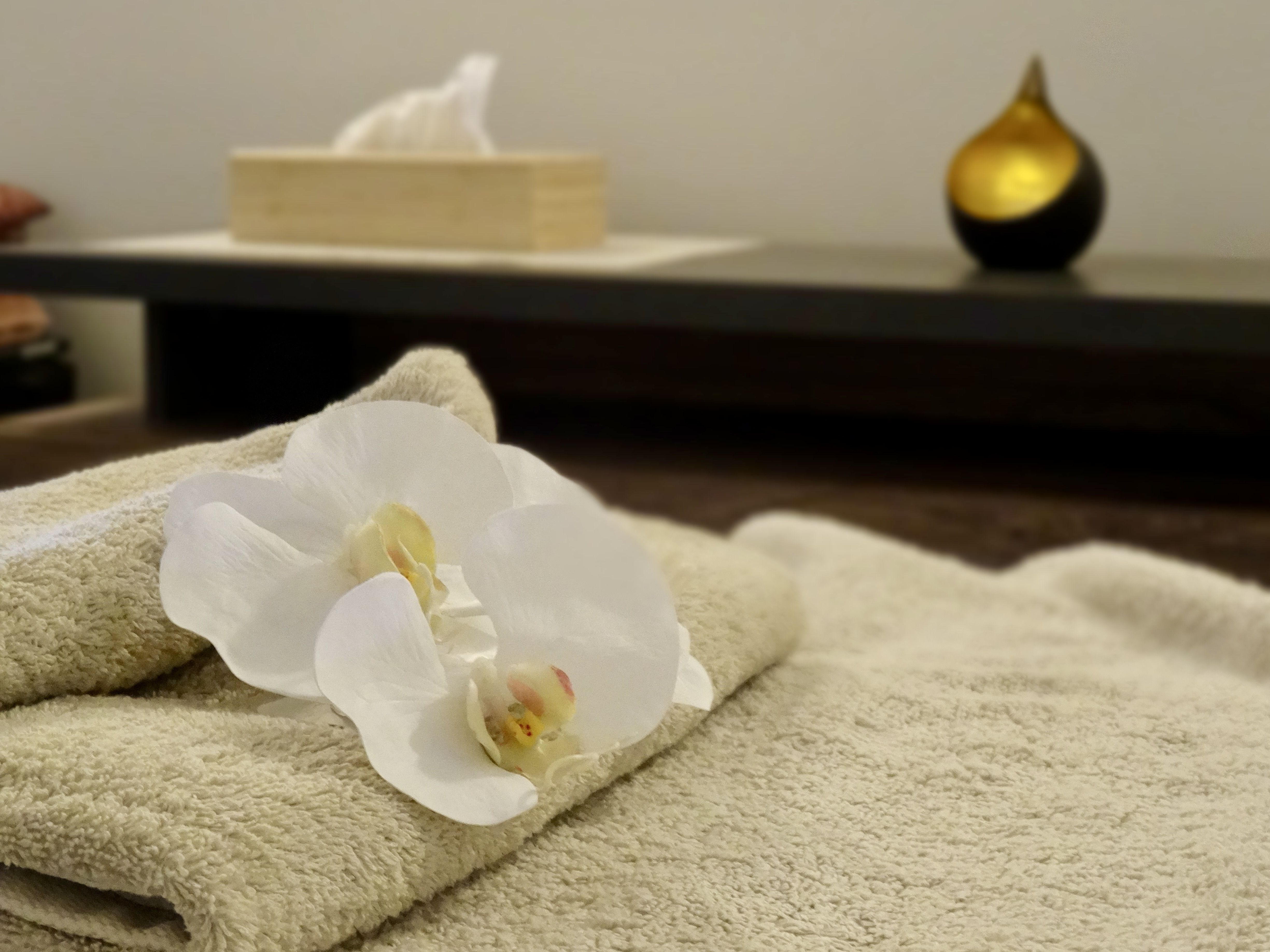 Placeholder photograph of the massage studio